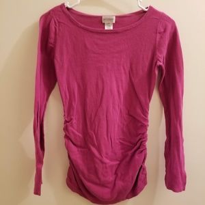 Motherhood Maternity Long Sleeve Mid Length Shirt